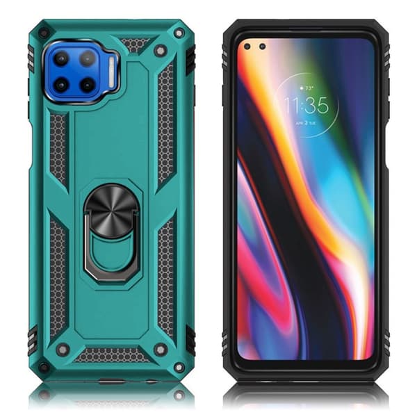 Bofink Combat Motorola Moto G 5G Plus skal - Grön Grön