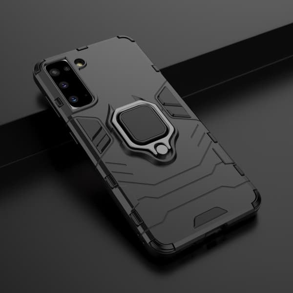 Ring Guard Case Samsung Galaxy S21 - Musta Black