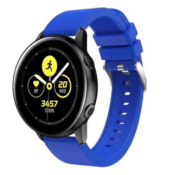 Samsung Galaxy Watch Active (20mm) klockarmband av silikon - Lju Blå