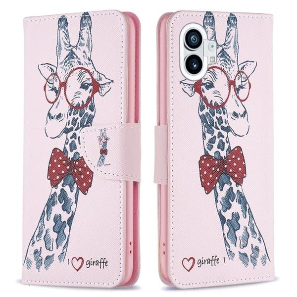 Wonderland Nothing Phone (1) Flippetui - Sjiraff Pink