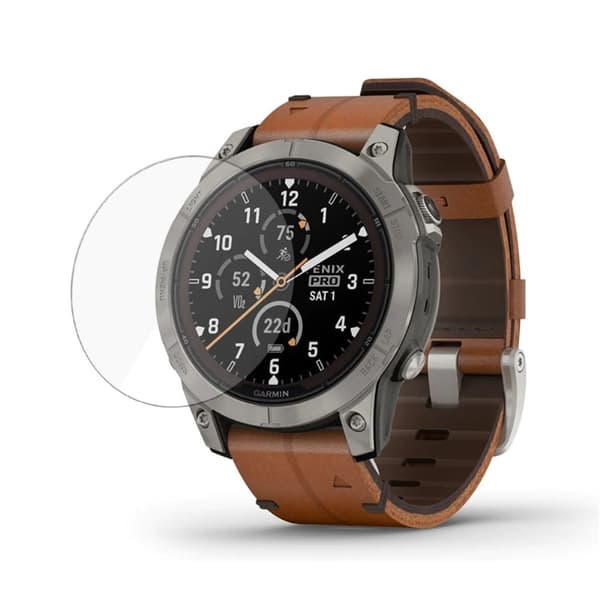 Garmin Fenix 7 Pro kellon näytönsuoja 0.3mm karkaistu lasikalvo HD kirkas Transparent