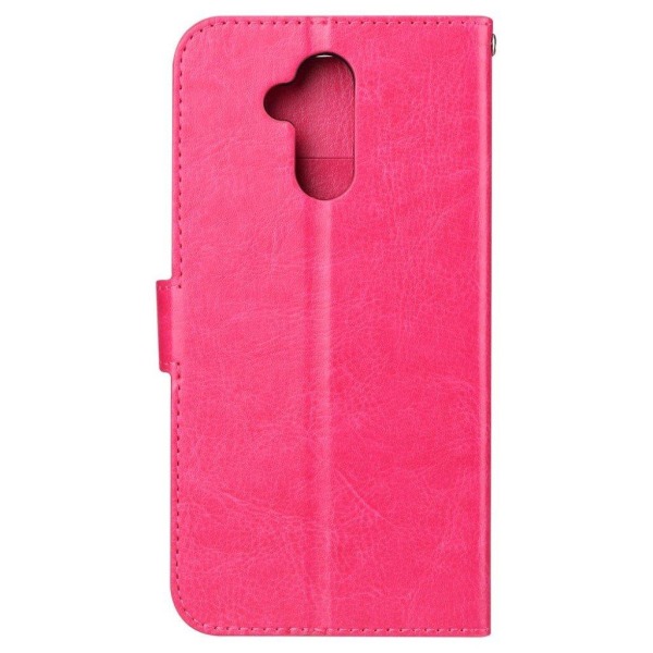 Huawei Mate 20 Lite villihevos rakenne synteetti nahkainen lompa Pink