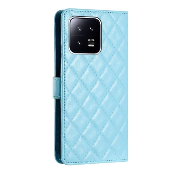 Funktionelt Xiaomi 13 rombe etui med pung Blue