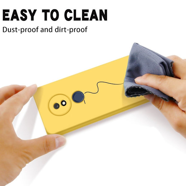 Matte Liquid silikone cover til Nokia C21 - Gul Yellow