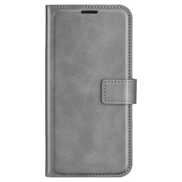 Hållbart konstläder Xiaomi Redmi Note 12 Pro fodral med plånbok - Silver/Grå Silvergrå