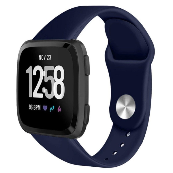 Fitbit Versa 2 / Versa Lite silicone watch band - Navy Blue Blå