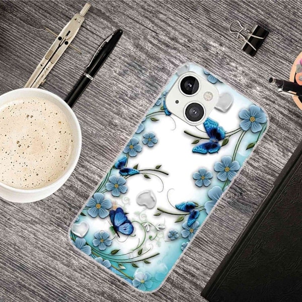 Deco iPhone 14 Plus cover - Blå Blue