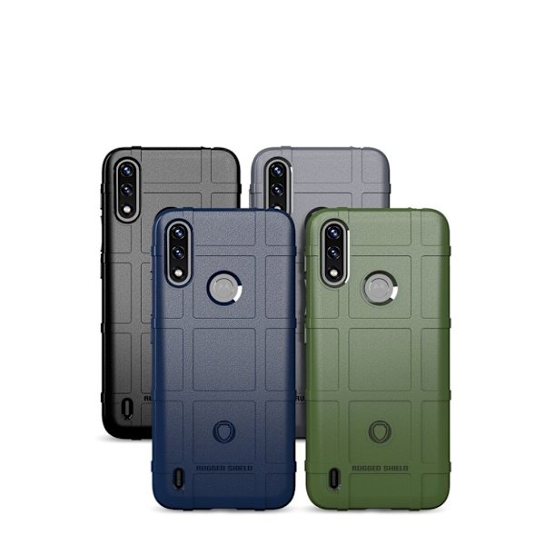 Rugged Shield Motorola Moto E7 Power skal - Blå Blå
