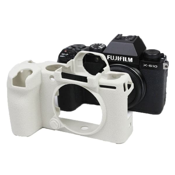 Fujifilm X-S10 enkel urrem i silikone - Hvid White