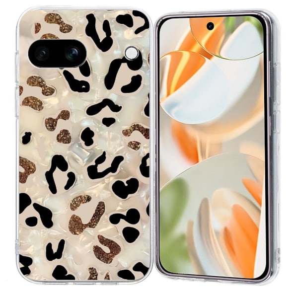 Vibe Google Pixel 9a -kansi - Leopardikuvio Brown