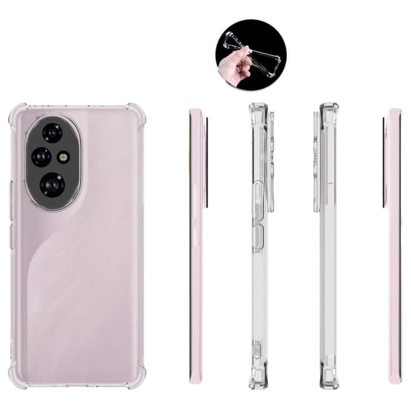 Lux-Case Airbag Honor 200 Pro skal Transparent
