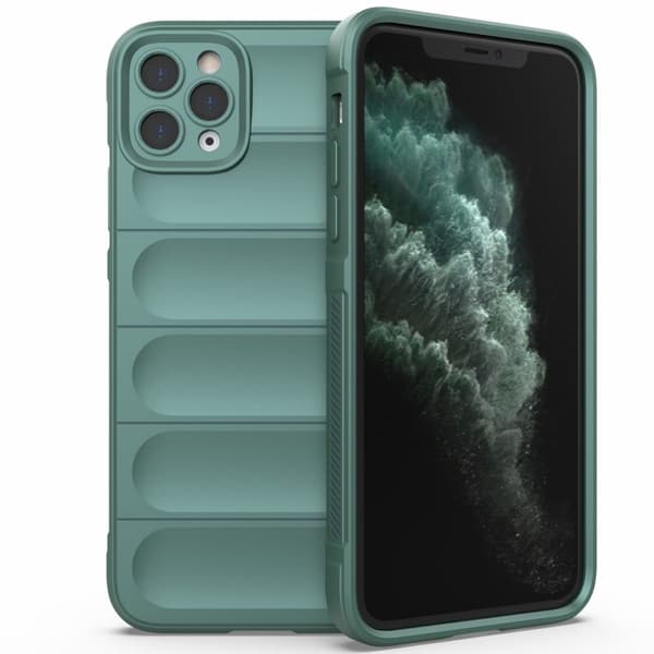 Deksel med mykt grep for iPhone 11 Pro - Grønn Green