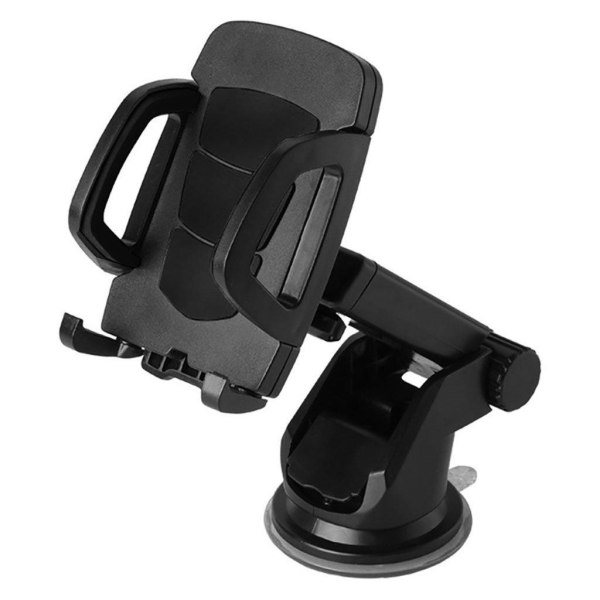 Universal X0403 rotatable telescopic phone mount holder - Black Svart