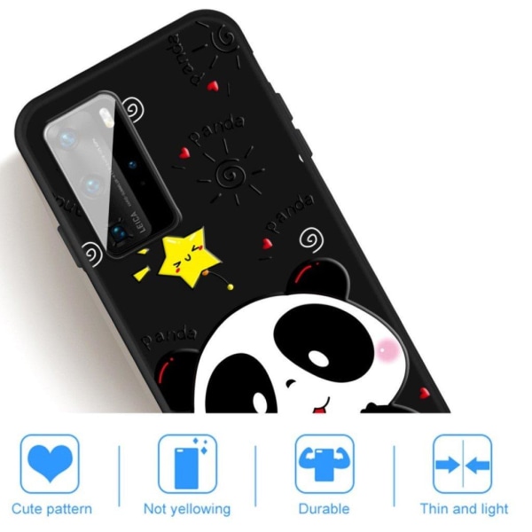 Imagine Huawei P40 Pro Cover - Panda Black