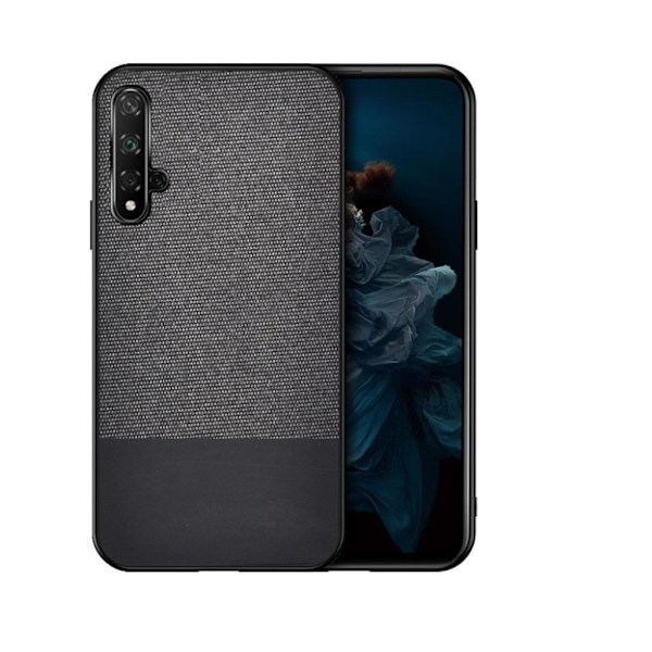 Berlin Honor 20 deksel - PU + Cloth / Black Black