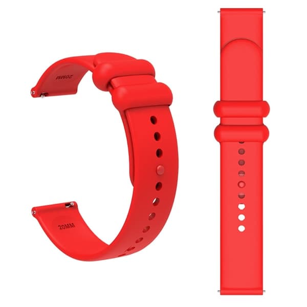 Garmin Venu 3S / Forerunner 265S kellonhihna 18mm silikoni korvaavat kellonauhat - Punainen Red