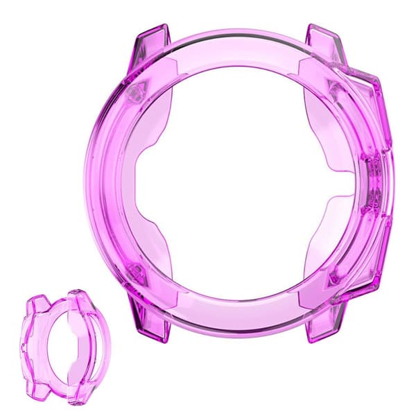Garmin Instinct läpinäkyvä TPU-suojus - Violetti Purple