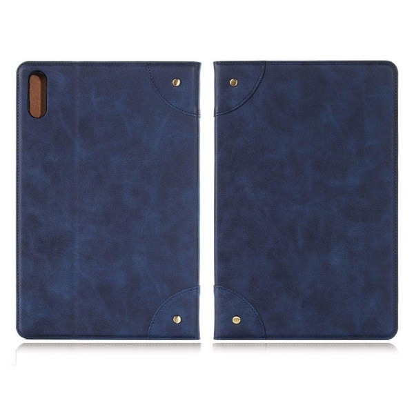 Lenovo Tab P11 Pro matte leather flip case - Blue Blue
