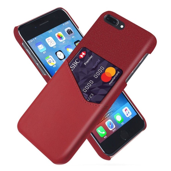 Bofink iPhone 7 Plus / 8 Plus kortcover - Rød Red