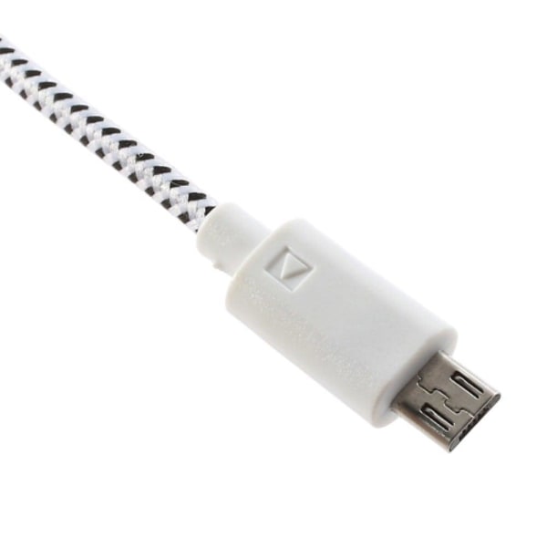 Universaali 2m Micro Usb Kaapeli Älypuhelimille - Valkoinen White