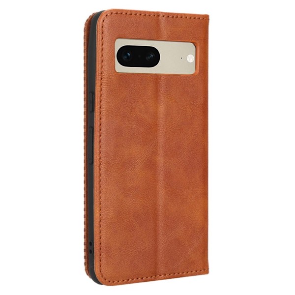 Bofink Vintage Google Pixel 7 Nahkakotelo - Ruskea Brown