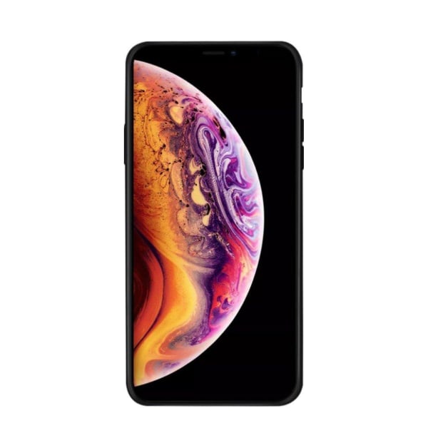 NXE iPhone Xs Max härdat glasfodral med ljusmönster - Stil B multifärg