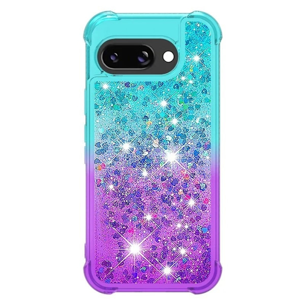 Princess Google Pixel 9a deksel - Himmelblå + Lilla Purple