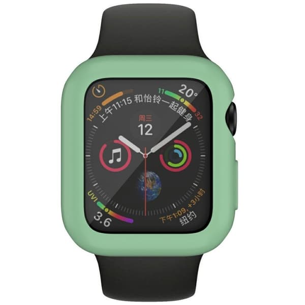Apple Watch Series 6 / 5 44mm blød glans holdbar ramme - grøn Green