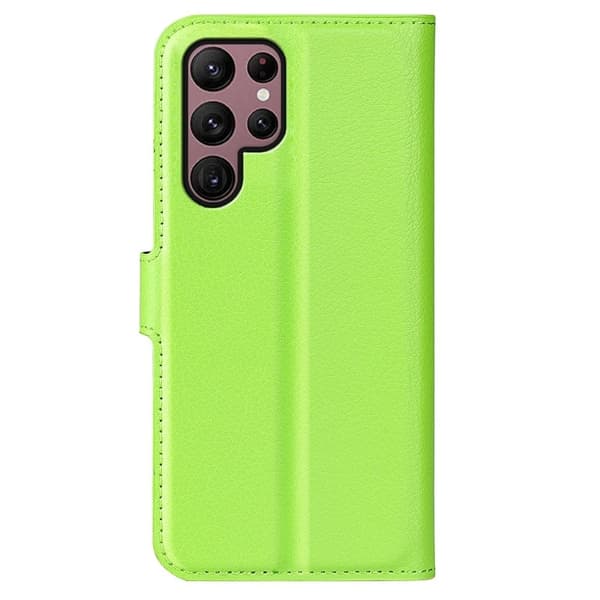 Classic Samsung Galaxy S23 Ultra Flippetui - Grønn Green
