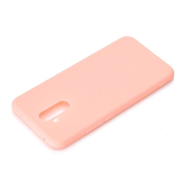 Huawei Mate 20 Lite matta pintainen silikooni muovinen takasuoja Pink