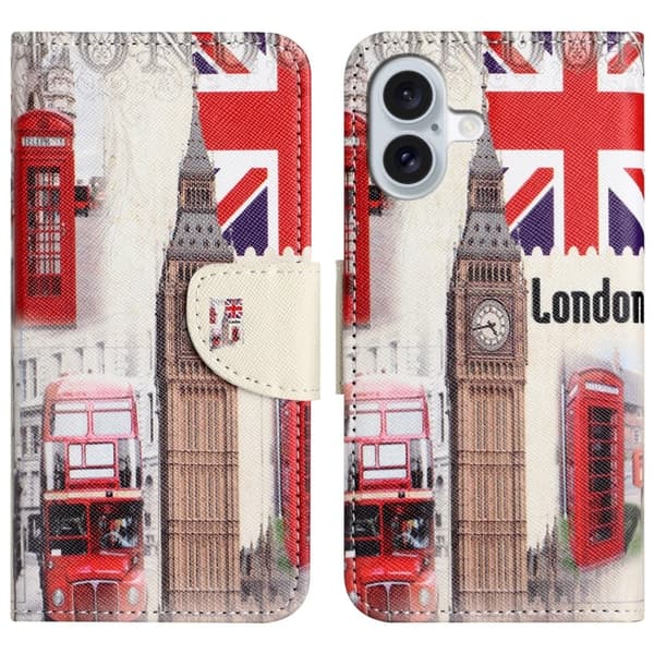 Wonderland iPhone 16 Plus fodral -London Big Ben multifärg