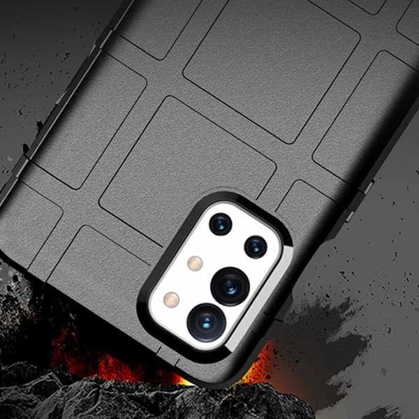 Rugged Shield Etui OnePlus 9R - Svart Black