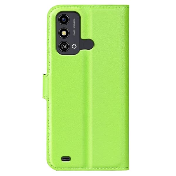 Klassisk ZTE Blade A53 Flip Etui - Grøn Green