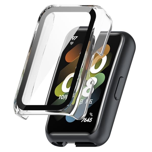Huawei Band 7 / 6 / Honor Band 6 cover with screen protector - Transparent Transparent