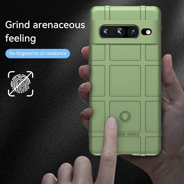 Rugged Shield Suojakotelo Google Pixel 7 Pro - Vihreä Green