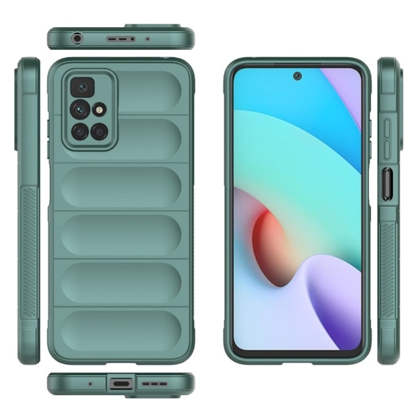 Mjukt greppformat Xiaomi Redmi 10 2022 / Xiaomi Redmi 10 / Xiaomi Redmi 10 Prime / Xiaomi Redmi Note 11 skal - Grön Grön