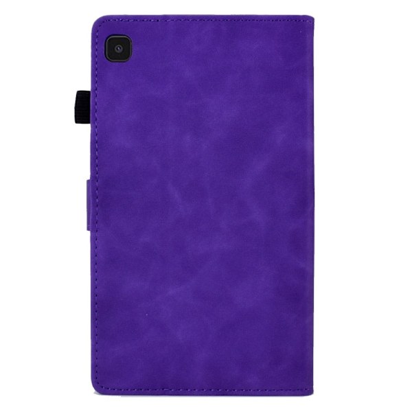 Samsung Galaxy Tab A7 Lite nahkakotelo, jossa on korttipaikat - Violetti Purple