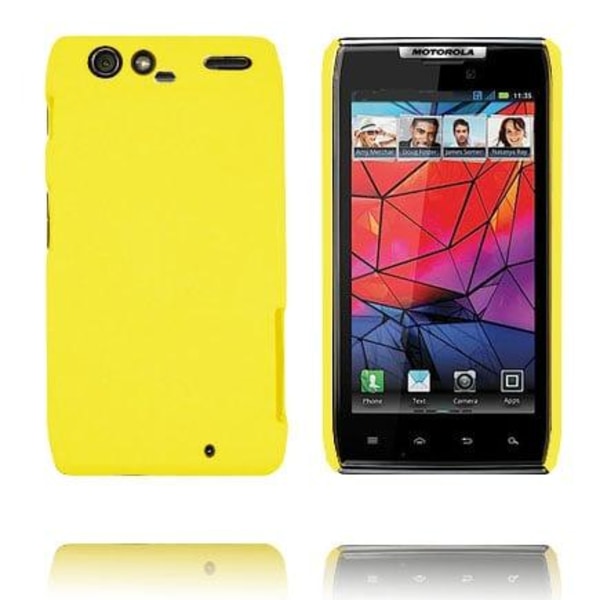 Hard Shell (Keltainen) Motorola RAZR Suojakuori Yellow