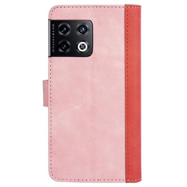 Tofarget lærdeksel for OnePlus 10 Pro - Rosa Pink