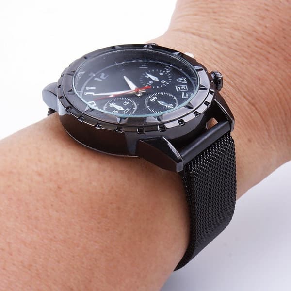 Withings Steel HR (36mm) milanesisk urrem i rustfrit stål - Sort Black