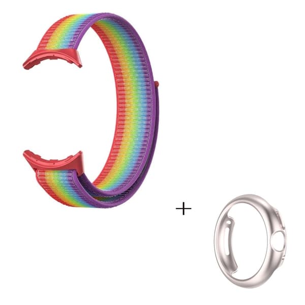 Google Pixel Watch nylonklokkerem med stjernelysdeksel - Flerfarget Multicolor