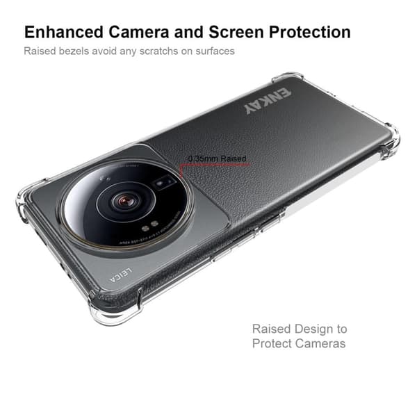 Enkay Clear Drop-proof Etui til Xiaomi 12S Ultra Transparent