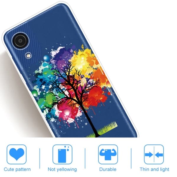 Deco Samsung Galaxy A03 Core skal - Färgglatt Träd multifärg