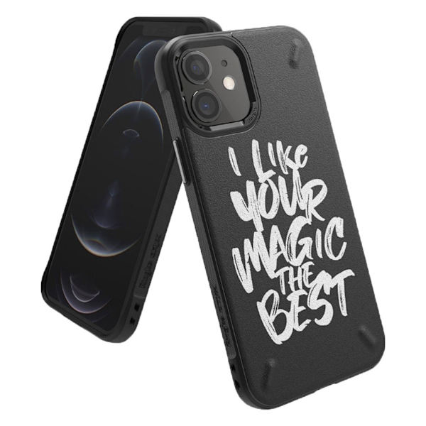 Ringke ONYX DESIGN - iPhone 12 mini - Det Bästa Svart