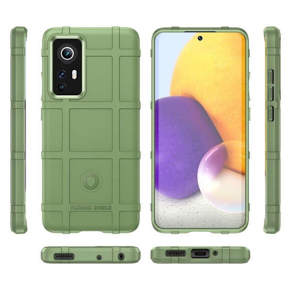 Rugged Shield Etui Xiaomi 12X / 12 - Grønn Green