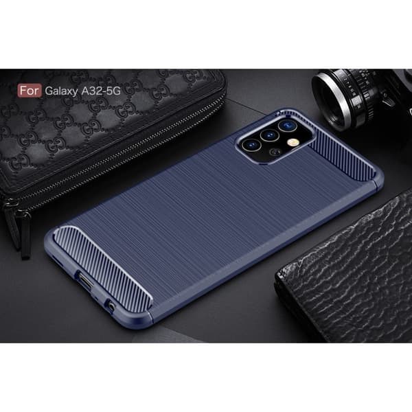 Carbon Flex Samsung Galaxy A32 5G kotelot - Sininen Blue