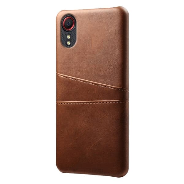 Dual Card Etui Samsung Galaxy Xcover 5 - Brun Brown