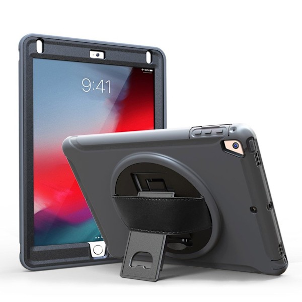 iPad (2018) 360 graders fodral - Grå Silvergrå