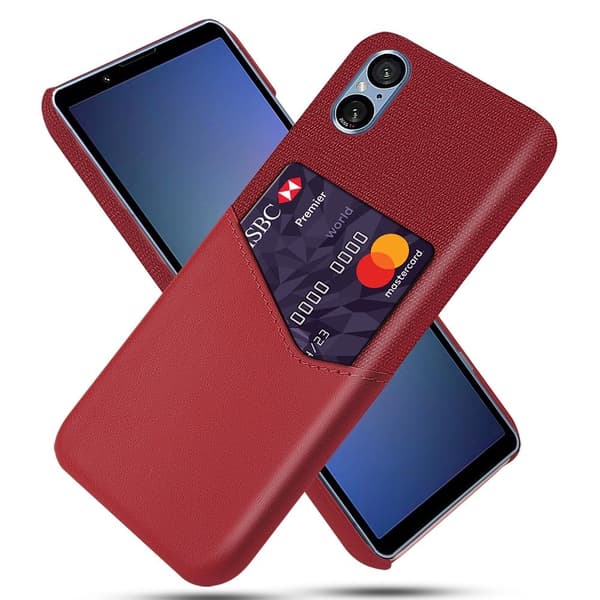 Bofink Sony Xperia 5 V Kort Cover - Rød Red