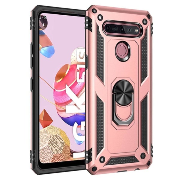 Bofink Combat LG K51S case - Rose Gold Pink